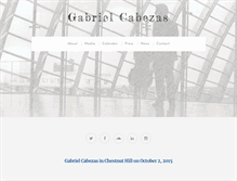 Tablet Screenshot of gabrielcabezas.com